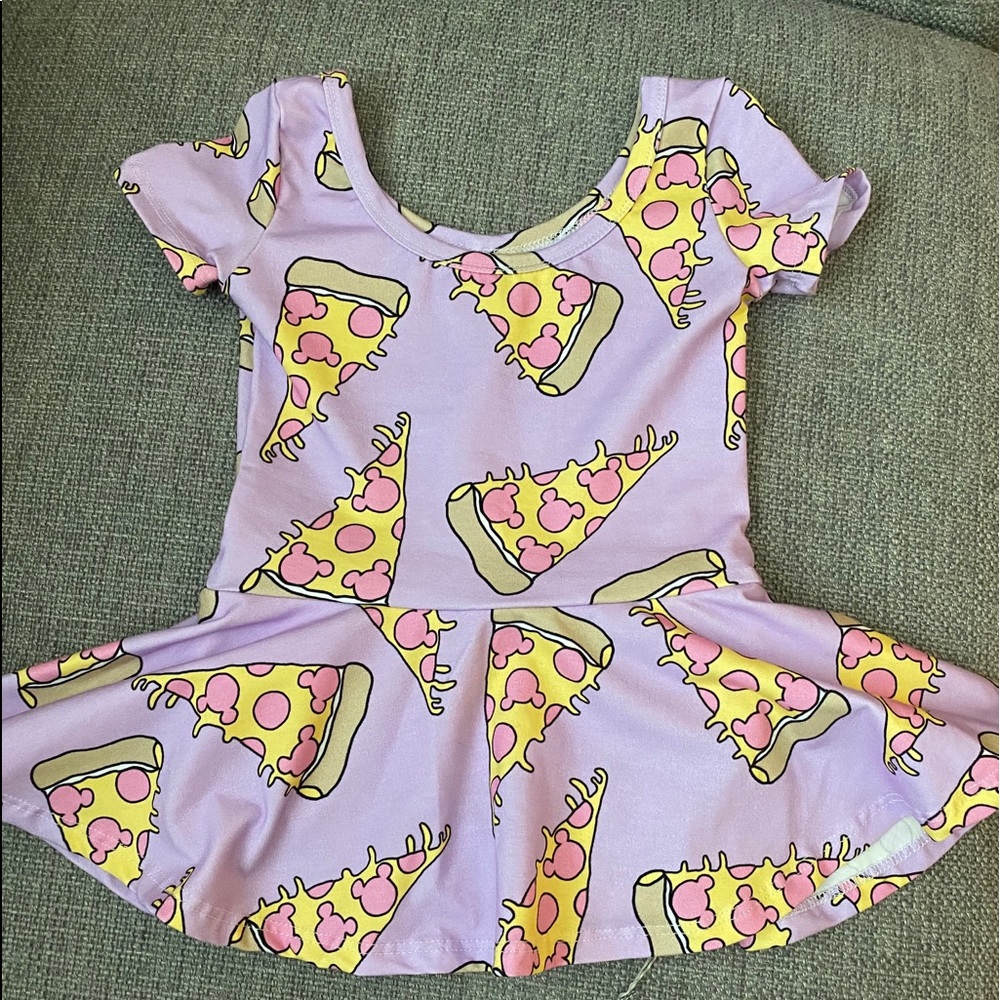 2T wild rich kids pizza skirted leo